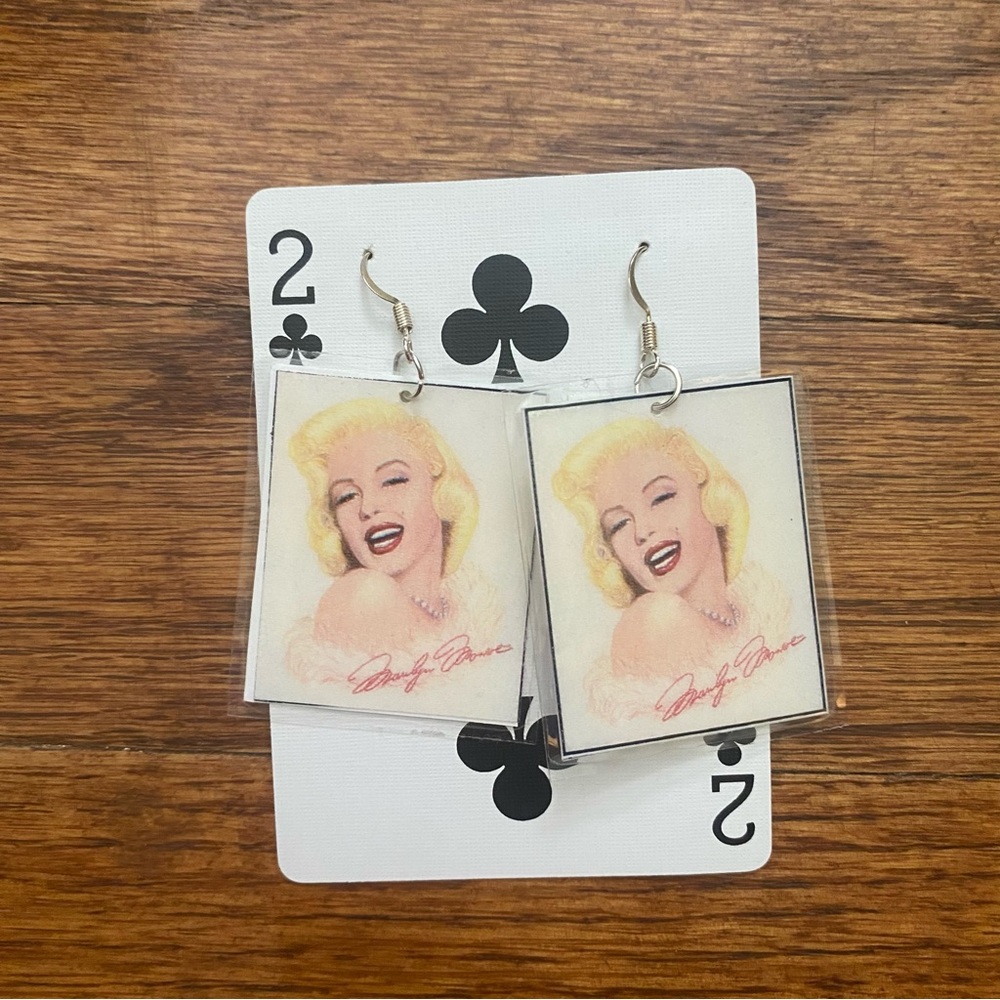 Marilyn Monroe Portrait Earrings